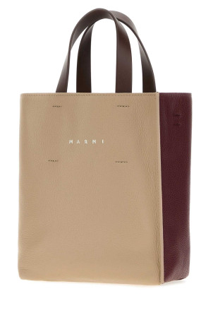 Two-tone leather mini Museo handbag MARNI (SHMP0040R0P6533)