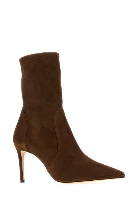 Brown suede Stuart ankle boots STUART WEITZMAN (SJ973)