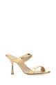 Золотистые кожаные туфли-муле в стиле «нудист» STUART WEITZMAN (SL462)