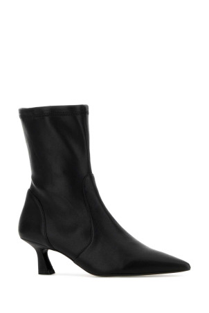 Black leather Vinnie ankle boots Black STUART WEITZMAN (SM579)