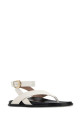 Белые кожаные сандалии-босоножки Marycate от STUART WEITZMAN (SN622)
