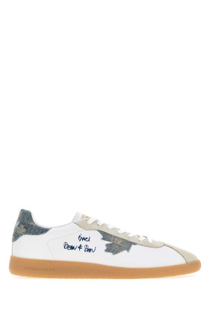 Белые кожаные кроссовки DSQUARED (SNM046818909084) DSQUARED2