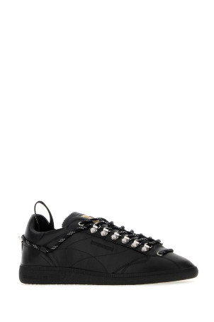 Black nappa leather Dsquared2 Rebels sneakers DSQUARED (SNM050218900001)