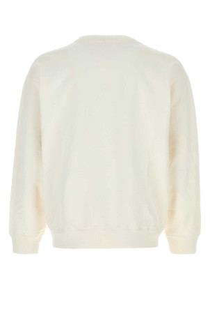 White cotton sweatshirt White SPORTY & RICH (ST07163177WH01)
