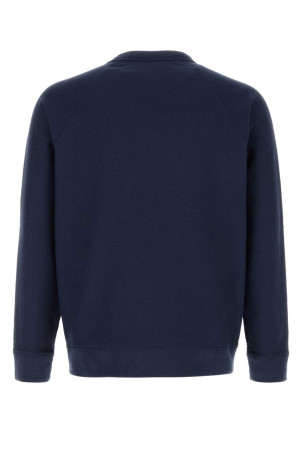 Navy blue cotton and polyester sweatshirt Black SPORTY & RICH (ST082611680BL106)