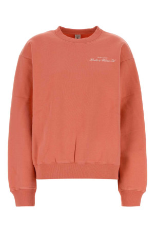 Salmon cotton sweatshirt SPORTY & RICH (ST098712234PI22)