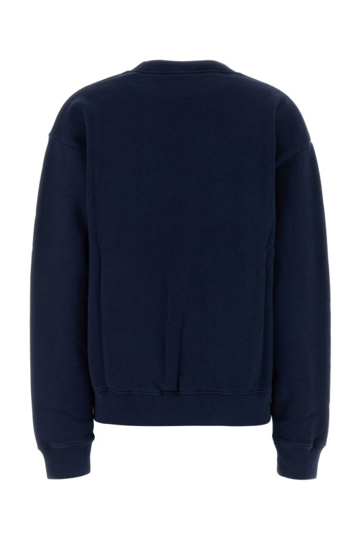 Navy blue cotton sweatshirt SPORTY & RICH (ST098712241BL132)