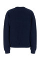 Navy blue cotton sweatshirt SPORTY & RICH (ST098712241BL132)