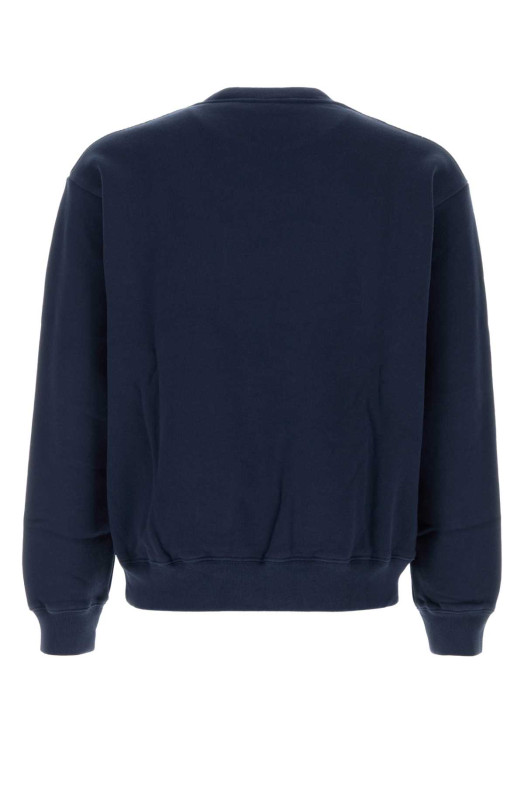 Navy blue cotton sweatshirt SPORTY & RICH (ST09876218BL106)