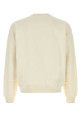 Ivory cotton sweatshirt SPORTY & RICH (ST09876218WH37)