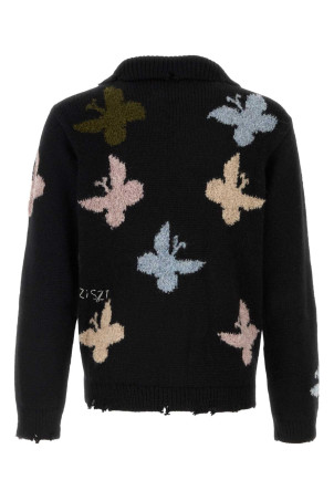 Black alpaca blend Bowrain sweater Black BAZISZT (SW02861)