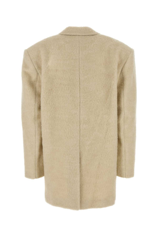 Sand acrylic blend coat Beige THE ANDAMANE (T182030BTNW047)
