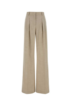 Melange sand stretch twill Nathalie pant Beige THE ANDAMANE (T190409ATNP246)