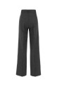 Dark grey twill wide-leg Nathalie pant Black-grey THE ANDAMANE (T200409BTNP269)