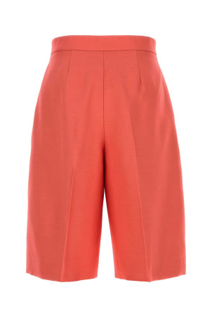 Coral wool blend bermuda shorts AGNONA (T81101XD1024)
