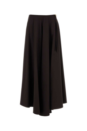 Brown stretch poplin skirt AGNONA (TG1102YU2112)
