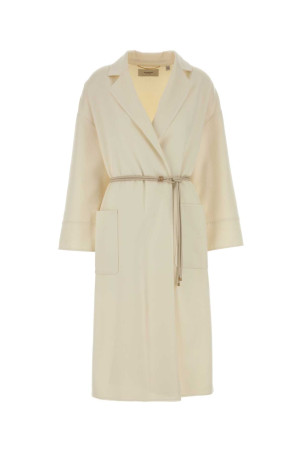 Ivory wool blend coat AGNONA (TL1101AD1026)