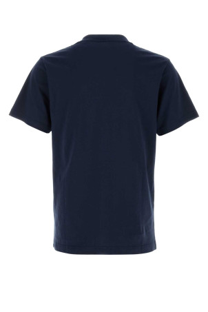 Navy blue cotton t-shirt Black SPORTY & RICH (TO043611678BL106)