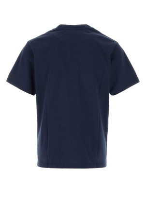 Navy blue cotton t-shirt SPORTY & RICH (TO119710241BL106)