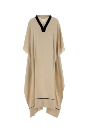 Beige linen kaftan AGNONA (TR1108YU3049)