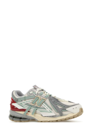 Багатокольорові кросівки NEW BALANCE (U19065DY) з сітчастої тканини та шкіри, модель U1906