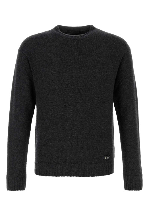Charcoal cashmere blend sweater PRADA (UMF190SOOO18PR)