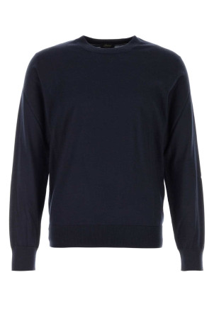 Midnight blue cashmere blend sweater BRIONI (UMQ90LP1K82)