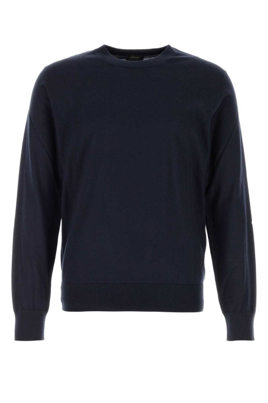 Midnight blue cashmere blend sweater BRIONI (UMQ90LP1K82)