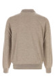 Dove grey cashmere blend polo shirt BRIONI (UMR30LP1K82)