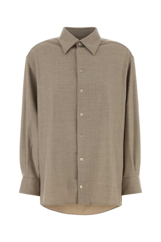 Cappuccino flannel shirt Beige ORIANE (UNISEXSHIRTLOROPIANA)