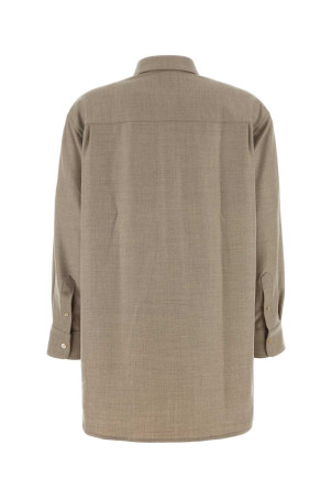 Cappuccino flannel shirt Beige ORIANE (UNISEXSHIRTLOROPIANA)