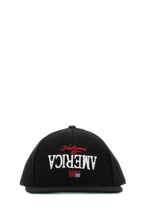 Black canvas baseball cap WILLY CHAVARRIA (WCASC0084)