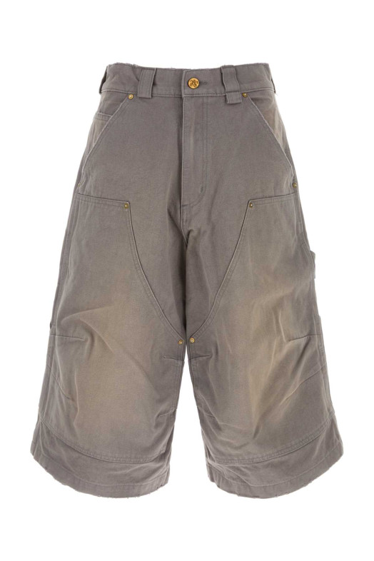 Grey denim Stockton bermuda shorts WILLY CHAVARRIA (WCBTM0080)
