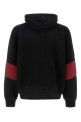 Black cotton oversize sweatshirt WILLY CHAVARRIA (WCJSY0096)