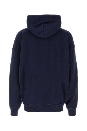 Navy blue cotton oversize Chavarria Stripe sweatshirt WILLY CHAVARRIA (WCJSY0192)