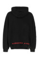 Black cotton oversize Welcome to America sweatshirt WILLY CHAVARRIA (WCJSY0241)