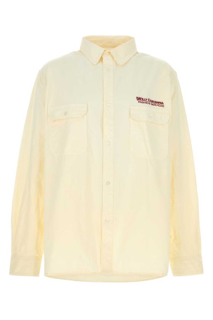 Cream cotton oversize shirt WILLY CHAVARRIA (WCSHT0026)