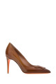 Brown leather Sibil pumps SANTONI (WDXD71207HIANOGY)