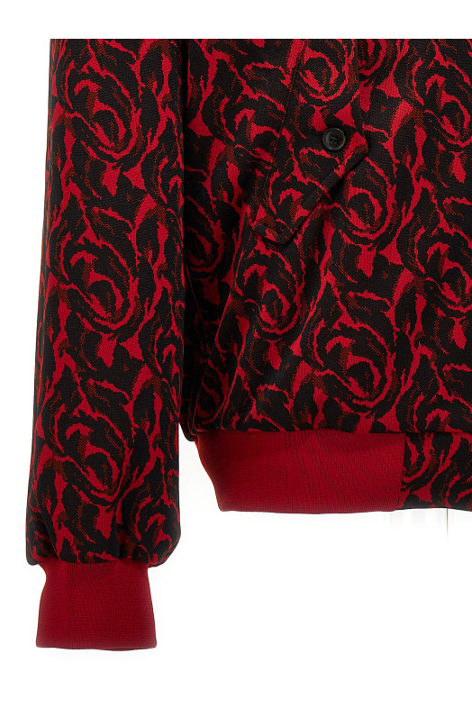 Бомбер з жакардових голок Червоний BARACUTA (BRCPS0961500)