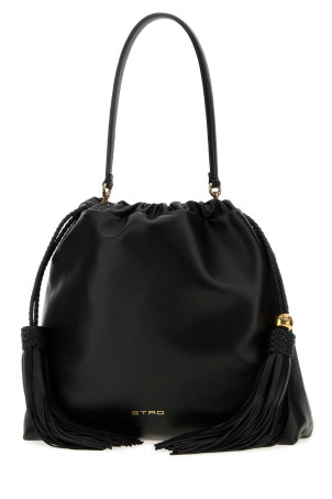Black leather medium Kalispera bucket bag Black ETRO (WP1B0039AP466)