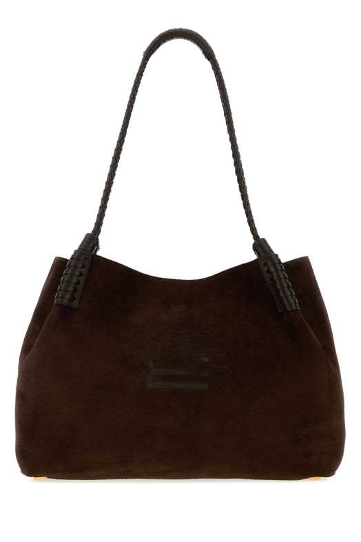 Sark brown suede medium Libra shopping bag ETRO (WP1D0038AP343)