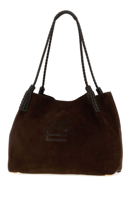Sark brown suede medium Libra shopping bag ETRO (WP1D0038AP343)