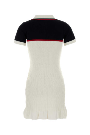 White viscose blend polo dress CASABLANCA (WPF26KW157001)