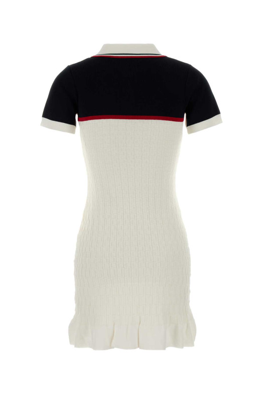 White viscose blend polo dress CASABLANCA (WPF26KW157001)