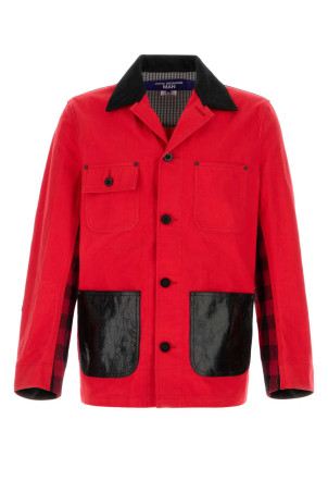 Red denim jacket JUNYA WATANABE (WPJ028W25)
