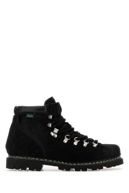 Black calf hair Junya Watanabe x Paraboot ankle boots Black JUNYA WATANABE (WPK105W25)