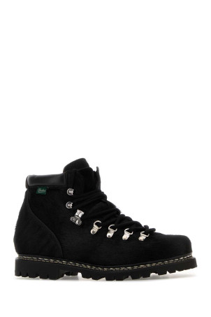 Black calf hair Junya Watanabe x Paraboot ankle boots Black JUNYA WATANABE (WPK105W25)