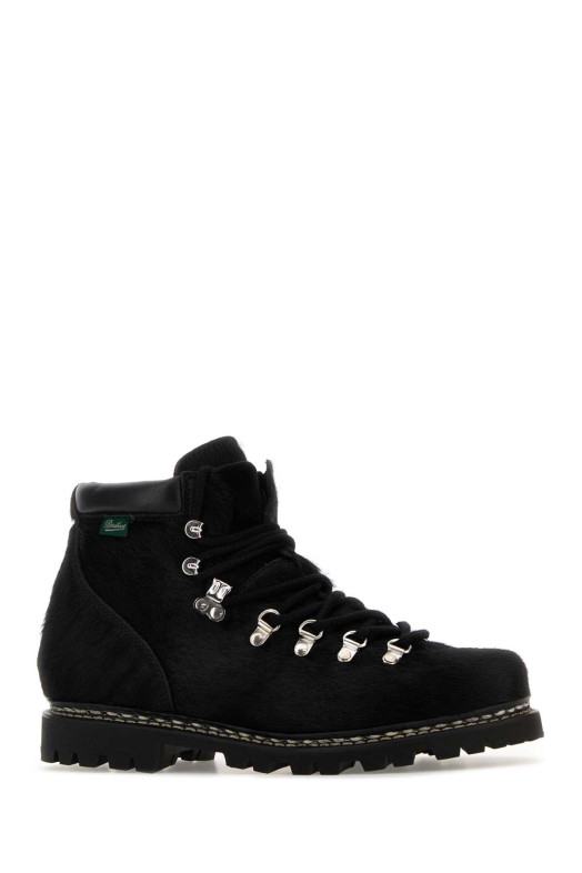 Black calf hair Junya Watanabe x Paraboot ankle boots Black JUNYA WATANABE (WPK105W25)