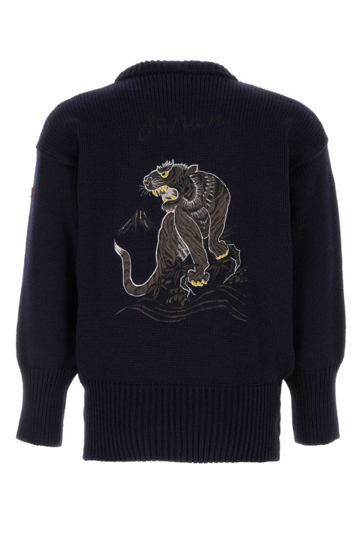 Midnight blue wool sweater Blue JUNYA WATANABE (WPN901W25)