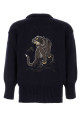 Midnight blue wool sweater Blue JUNYA WATANABE (WPN901W25)